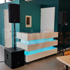 DJ booth Luxe Wit met Led verlichting